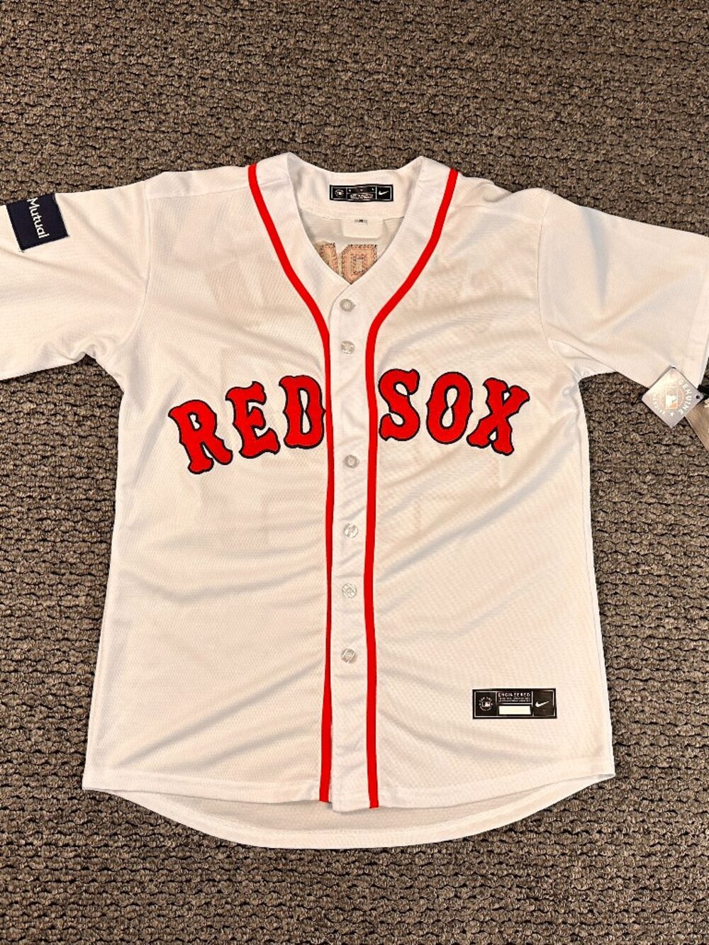 Aroldis Chapman 44 Boston Red Sox Jersey White MLB Merchandise Adult Medium NWT